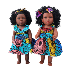 Poupée <span class=keywords><strong>Fille</strong></span> Personnalisée Faite à la Main Tusalmo, Jouet Réaliste en Vinyle Souple et Peluche, Modèle <span class=keywords><strong>Dessin</strong></span> <span class=keywords><strong>Animé</strong></span> Noir pour le Jeu - Product Image 2