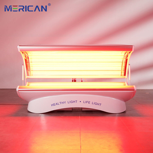 Merican Red Infrared Bed Full <strong>Body</strong> Red Light Therapy Bed Infrared Sauna For EU Plug Compatible PDT Machine - Product Image 6