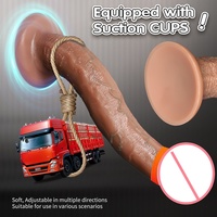 Simula un Pene Real - Viene con Ventosas y es Apto para Usarse como Juguete de Masturbación Femenina. Éxito de Ventas Transfronterizo.