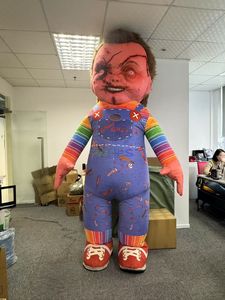 Costume de mascotte de poupée effrayante de personnages de dessin animé de film horrible Costume de mascotte de poupée gonflable <span class=keywords><strong>Chucky</strong></span> pour le défilé d'événement - Product Image 6