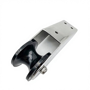 Stainless Steel316 Mirror Polished Marine Anchor Chain Bow Roller 50x170mm Nylon Wheel 6-8mm 5-10kg <b>Yacht</b> Boat Hardware - Product Image 3