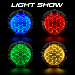 Kit <span class=keywords><strong>de</strong></span> Reequipamiento <span class=keywords><strong>de</strong></span> Proyectores Bi-LED <span class=keywords><strong>de</strong></span> Alta Luminosidad DIY 2.5 RGB Demon Eyes, Faros Delanteros <span class=keywords><strong>H4</strong></span> con Lente Azul y Cubierta para Toyota Hilux N70 - Product Image 5