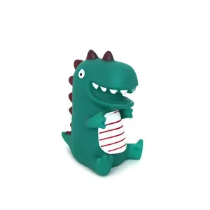 Vendita calda simpatico cartone animato dinosauro giocattoli vinile torta animale dinosauro giocattoli decorazione torta top giocattolo