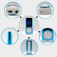 Lecteur de musique MP3 à pince, lecteur quan, avec lumière LED, 1.3 pouces, Promotion spéciale