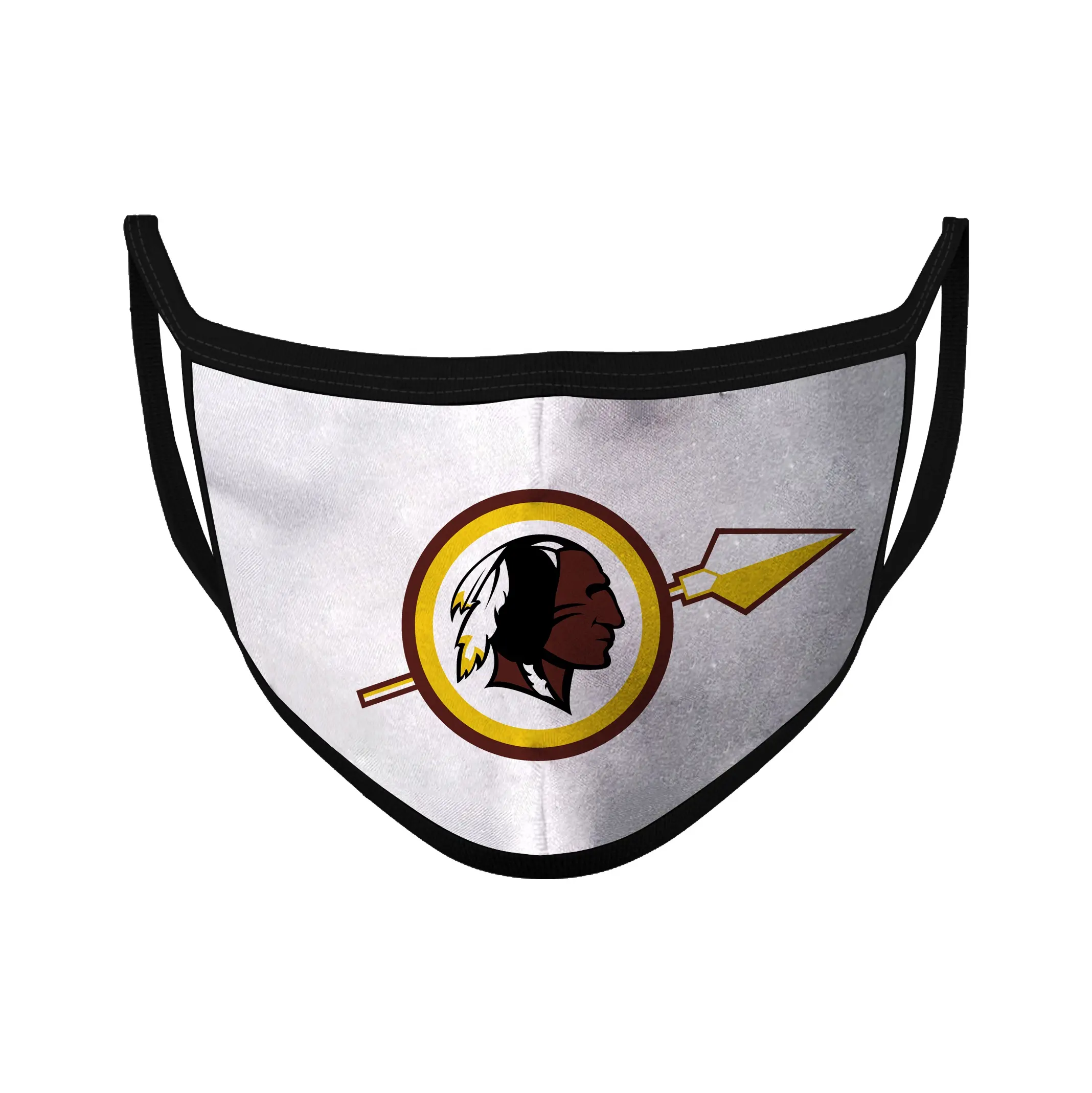 Kain Poliester Kelas Tinggi Dapat Digunakan Kembali Dicuci Masker Wajah Logo Kustom Washington Redskins