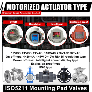 Válvula Motorizada de Plástico UPVC Tipo L/T de 2 Pulgadas, 12V 24V, IP67 IP68, Marca SONGO - Product Image 2