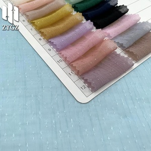 Vải Lụa Tơ Tằm Sáng Polyester Vải Dệt Hoa Organza Đầm Nữ Váy Cưới Bán Sỉ - Product Image 5