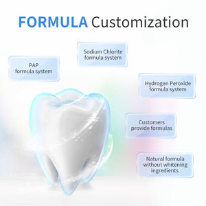 Bandes blanchissantes pour les dents sans alcool, soin buccal, bande sèche, menthe fraîche, blanchiment des dents à domicile, 7 traitements, logo privé - Product Image 6