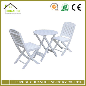 Ensemble de mobilier d'extérieur commercial à <span class=keywords><strong>prix</strong></span> de gros, table et chaises pliantes en bois de sapin pour usage intensif, jardin, restaurant, hôtel, salon - Product Image 4