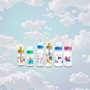 Portable BPA-Free Eco-Friendly PP PPSU <strong>Glass</strong> <strong>Feeding</strong> <strong>Bottle</strong> Custom Logo Baby <strong>Bottle</strong> with Animal Pattern for Newborns 0-12 Months - Product Image 5