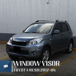 MOSUN-visera de ventana para coche, protector contra la <span class=keywords><strong>lluvia</strong></span>, el sol, el humo oscuro, para Toyota Rush 2017 2018 - Product Image 6