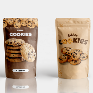 מוצר ישיר מודפס רוכסן מאט ייחודי קטן דק מנטה ילד ריח הוכחה 3 צד סגר פלסטיק שקיות Custom מיילר אריזה - Product Image 1