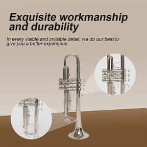 Çocuk bandı için profesyonel sınıf b-aşağı küçük boy trompet acemi enstrüman - Product Image 5