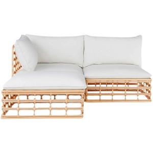 Ensemble de canapés en rotin moderne pour <span class=keywords><strong>jardin</strong></span>, mobilier d'extérieur pour <span class=keywords><strong>salon</strong></span> et parc, canapé d'angle en osier durable, écologique et résistant aux UV - Product Image 6