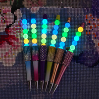 Nouveau design 5d diamant peinture stylo lumineux perle stylo diamant peinture Point perceuse outil accessoires