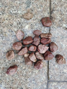 Cao đánh bóng màu đỏ đá tự nhiên sụt giảm sỏi không độc hại bền thân thiện với môi hình dạng hình bầu dục cảnh quan cobbles & sỏi - Product Image 3