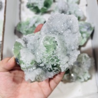 Offre Spéciale – Boîte de Fluorite Verte Naturelle Granulée de Haute Qualité pour Décoration Intérieure et Cadeau