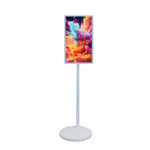 Téléviseur intelligent Android portable 22 <span class=keywords><strong>pouces</strong></span> 1080p HDTV pour TikTok, jeux et streaming en direct, écran tactile, support sur pied, télévision LED blanche - Product Image 1