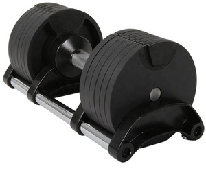 2022 Wholesale Free Weights 20kg 32 kg 36kg Gym Adjustable Dumbbells <strong>Set</strong> With Stand Rack <strong>for</strong> <strong>Weightlifting</strong> <strong>Home</strong> Training <strong>Set</strong> - Product Image 1