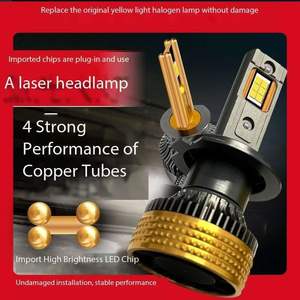 EURS Nouveau 300W Quatre Tube de Cuivre Haute Puissance LED H4 Phare H1 H7 H11 9005 12V 24V Phare Usine Approvisionnement Direct Vente Ampoules de Voiture - Product Image 5