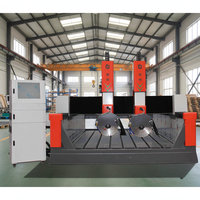Nueva Máquina CNC Mingke de Doble Cabezal con Sierra para Perfilado/Corte/Posicionamiento/Modelado de Piedra para Mármol 15kW 3000mm 1000mm