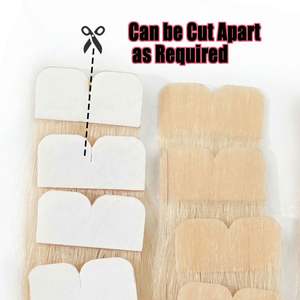 Extensiones de Cabello Humano Europeo con Cinta Adhesiva Mini, Rubias, Doble Trama, Alta Calidad, Cabello Remy 11A 12A, Todos los Colores 6-12, Precio de Fábrica - Product Image 4