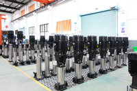Pompa Air Vertikal Multistage Tekanan Tinggi Cnp untuk Reverse Osmosis Air Laut 50Hz/60Hz 220V/380V Produktivitas 200m/h