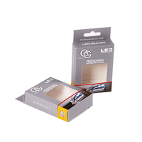 Emballage à fenêtre en PVC transparent à impression personnalisée, boîte de détail avec cintre européen, petites boîtes pour éclairage LED