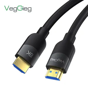 Veggieg al por mayor Cable HDMI 2,1 macho a macho 8K Cable Resolución de ultra alta velocidad Soporte HDTV