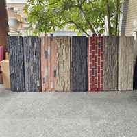 Revêtement mural en pierre artificielle Everwall PU, panneau de pierre de culture artificielle avec coin pour la décoration des piliers et des murs