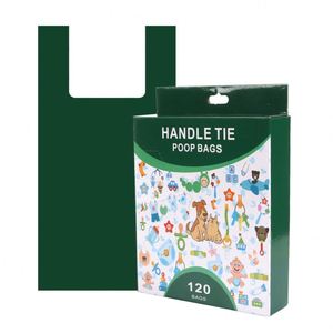 Bolsa Ecológica Biodegradable para Excremento de Perro 2026 con Material HDPE+EPI, Diseño Simple, Gran Capacidad, Portátil para Exteriores, Verde - Product Image 1