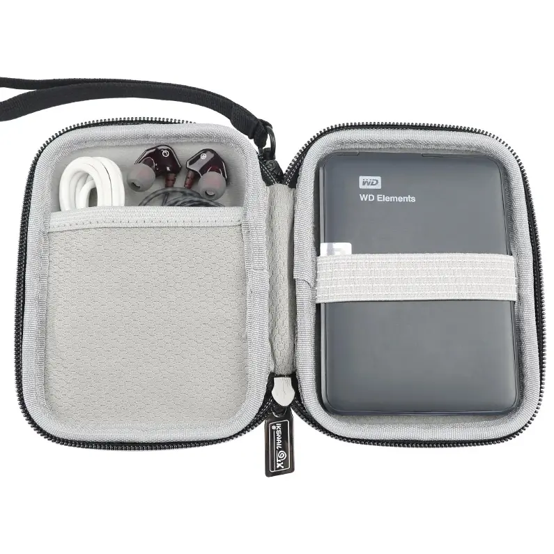 Waterproof Shockproof Dustproof Durable Carrying Storage Bag EVA Hard Case For Earphone USB Cable