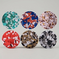 Peinture pour sol extérieur en composite époxy, effet pierre et écailles de coquillages, True-Stone, multicolore, artistique et décorative