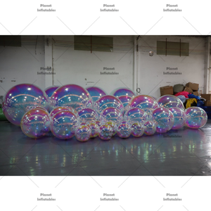 Boule miroir gonflable brillante avec pompe, personnalisable avec logo, en PVC, pour décoration - Vente flash - Product Image 2