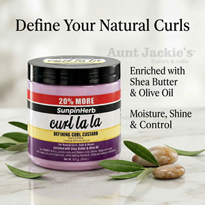 Gel Fijador de Rizos con Manteca de Karité Orgánica a Base de Hierbas, para Cabello Rizado/Seco, Humectante, Definidor, Anti-Frizz, Vegano, para Peinados y Trenzas - Product Image 4