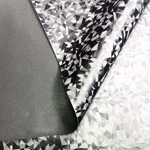 Pelle Sintetica Semi PU con Stampa Geometrica Lucida per Interni Auto e Rivestimenti <span class=keywords><strong>Moto</strong></span> - Product Image 3