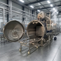 Autoclave de stérilisation alimentaire à haute température Wogoal avec pulvérisation d'eau pour cuisson et stérilisation