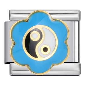 Venta al por mayor nuevas mujeres personalizadas palabras en inglés italiano encanto ajuste 9mm Acero inoxidable módulo elástico pulsera joyería - Product Image 5