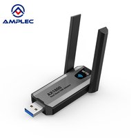 Adaptador WiFi 6 USB AX1800, Dongle WiFi de Doble Banda 2.4G/5G para PC de Escritorio, Receptor de Red Inalámbrica Compatible con Windows 11/10