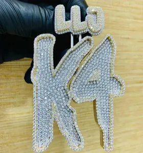 Pendentif Hip Hop Élégant en Moissanite et Diamant, Argent Sterling 925, Bijou Scintillant et Tendance pour les Amateurs de Style Urbain - Product Image 4