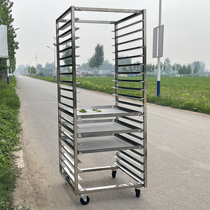 Chariot à plateaux en acier inoxydable 201 304 316 sur mesure pour la cuisson, le séchage et le refroidissement - Product Image 2