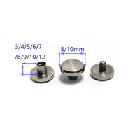 Kit de rivets à vis Chicago en laiton massif, multicolores, pour sacs, sangles en cuir, colliers pour animaux de compagnie, accessoires de quincaillerie