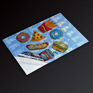 Rollo de Vinilo Holográfico Autoadhesivo de Fábrica, Etiquetas con Patrón de Amor Holográfico, Materiales para Máquina de Impresión de Inyección de Tinta - Product Image 6