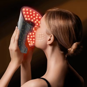 หน้ากากโฟโตเทอราปีแบบพกพาไร้สายสำหรับใบหน้าและลำคอ พร้อมไฟ LED 7 สี และอินฟราเรด 850 นาโนเมตร สำหรับการสังเคราะห์คอลลาเจน - Product Image 4