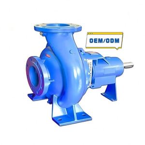 Bomba Centrífuga Industrial de Alta Eficiencia y Gran Capacidad, Modelo IS, de Succión Horizontal, Cuerpo de Hierro Fundido, para Transferencia de Agua Limpia - Product Image 1