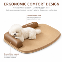 Coussin Rectangulaire Imperméable pour Animaux de Compagnie, Tapis Repose-Main, Lavable, Anti-Rayures, 5 Tailles, Vente en Gros OEM