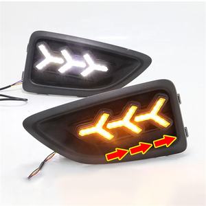 Offre Spéciale DRL pour <span class=keywords><strong>Hyundai</strong></span> solaris Verna reina <span class=keywords><strong>Accent</strong></span> <span class=keywords><strong>2017</strong></span> 2018 2020 2021 LED feux diurnes 12V conduite clignotant lampe - Product Image 4