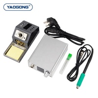 Station de Retravail à Air Chaud T210 avec Affichage Numérique, Température Réglable, Anti-Statique, pour Réparation de Cartes Mères de Téléphones, PCB, BGA, SMD
