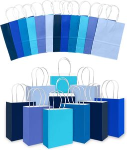 Nhà Máy Giá phân hủy sinh học kraft giấy goodie túi với xử lý biểu tượng tùy chỉnh màn hình in ấn kích thước nhỏ - Product Image 2