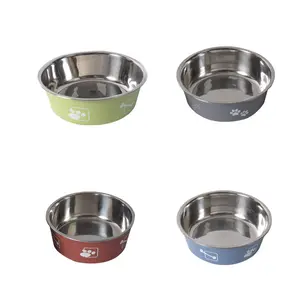 Wholesales Durable Custom Luxury Food And Water Feeding Stainless Dog Bowl